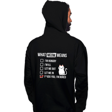 Load image into Gallery viewer, Secret_Shirts Pullover Hoodies, Unisex / Small / Black Meows Decoded
