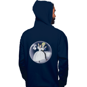 Shirts Pullover Hoodies, Unisex / Small / Navy Fly In A Bubble
