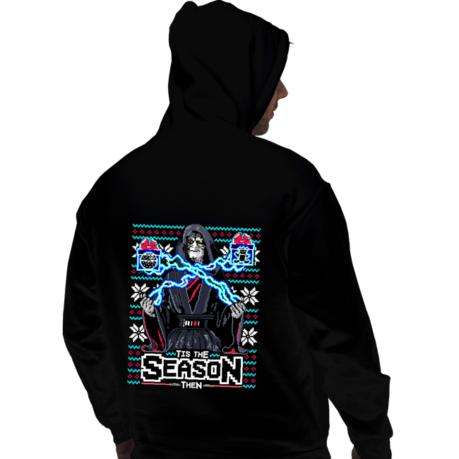 Daily_Deal_Shirts Pullover Hoodies, Unisex / Small / Black Tis The Season Then