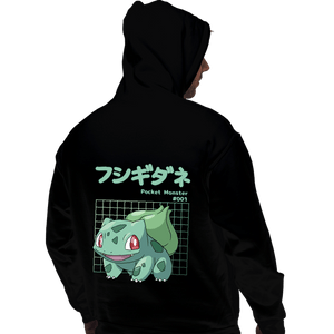 Sold_Out_Shirts Pullover Hoodies, Unisex / Small / Black Bulbasaur X-Ray