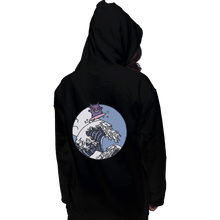 Load image into Gallery viewer, Shirts Pullover Hoodies, Unisex / Small / Black Surfing Gengar
