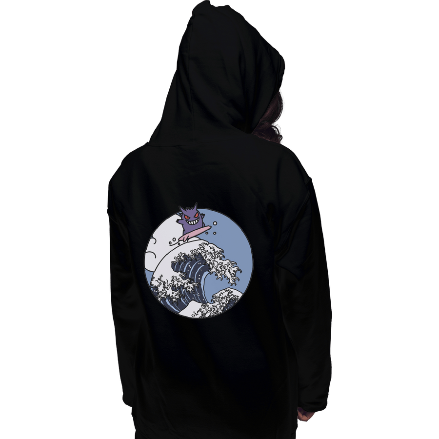 Shirts Pullover Hoodies, Unisex / Small / Black Surfing Gengar