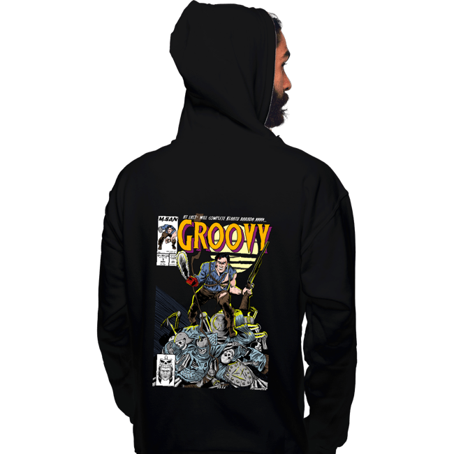 Secret_Shirts Pullover Hoodies, Unisex / Small / Black Groovy Comics