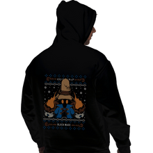 Load image into Gallery viewer, Shirts Pullover Hoodies, Unisex / Small / Black Vivi Black Mage Christmas
