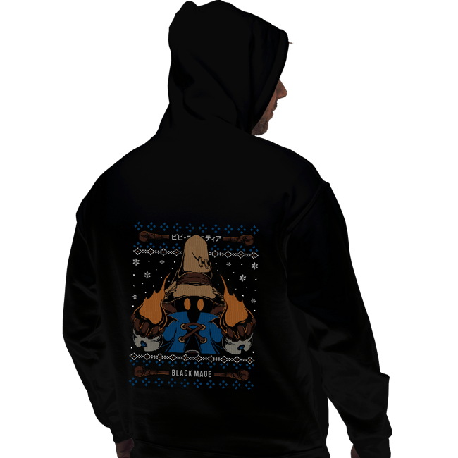 Shirts Pullover Hoodies, Unisex / Small / Black Vivi Black Mage Christmas