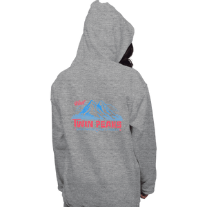 Shirts Zippered Hoodies, Unisex / Small / Sports Grey Visit Twin Peaks