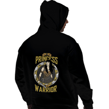 Load image into Gallery viewer, Shirts Pullover Hoodies, Unisex / Small / Black Princess and a Warrior
