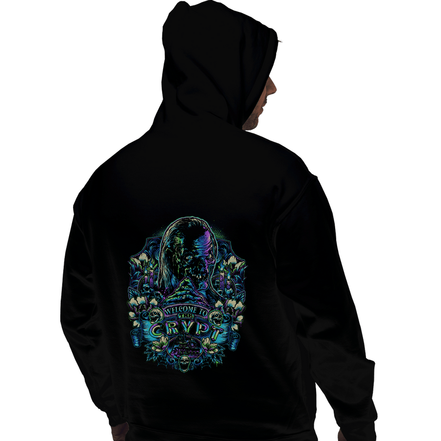 Shirts Pullover Hoodies, Unisex / Small / Black Welcome To The Crypt