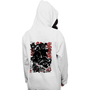 Daily_Deal_Shirts Pullover Hoodies, Unisex / Small / White Lone Wolf Mando