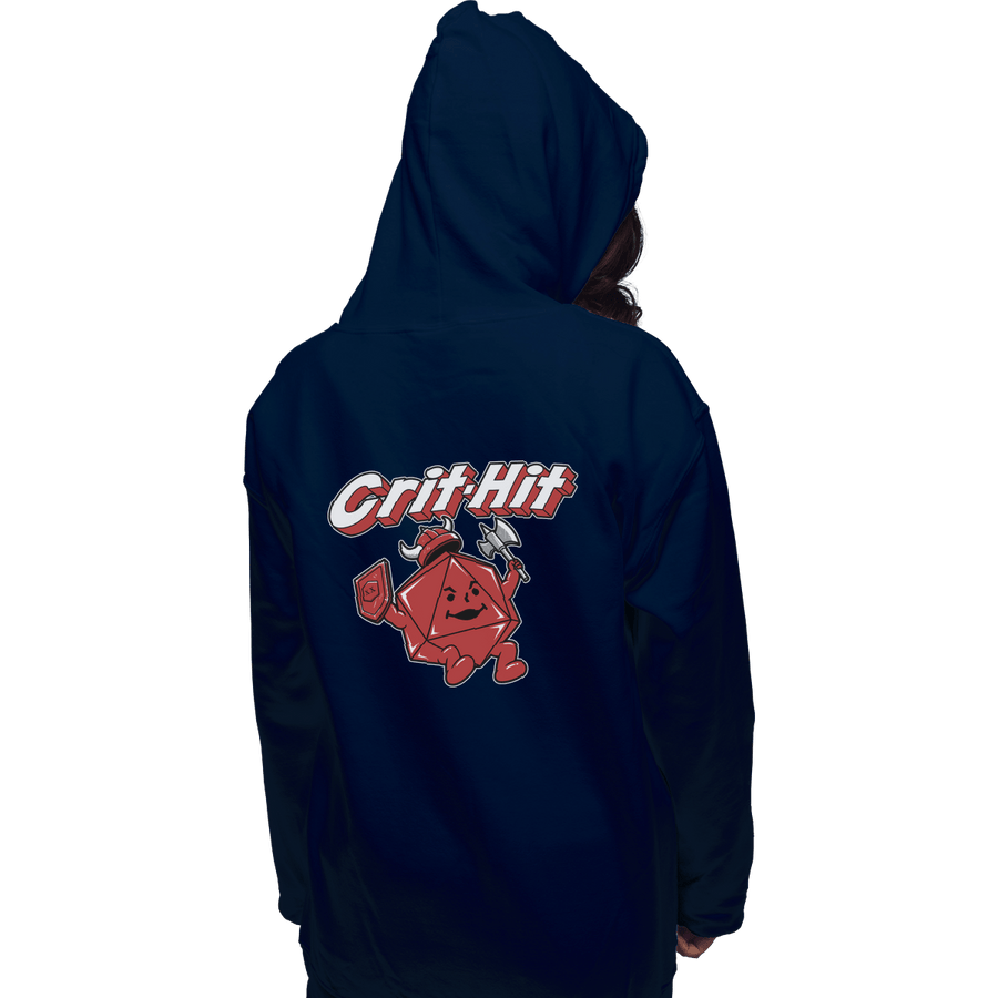Shirts Pullover Hoodies, Unisex / Small / Navy Crit-Hit
