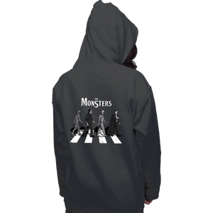 Daily_Deal_Shirts Pullover Hoodies, Unisex / Small / Charcoal The Monsters