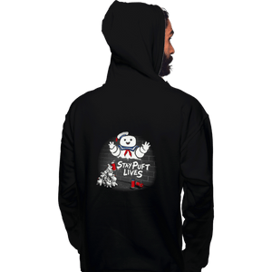 Daily_Deal_Shirts Pullover Hoodies, Unisex / Small / Black Stay Puft Lives