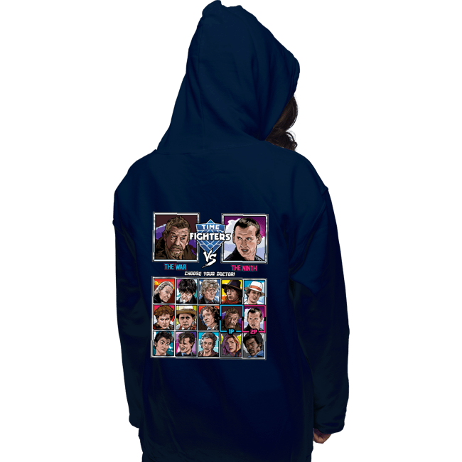 Daily_Deal_Shirts Pullover Hoodies, Unisex / Small / Navy Time Fighters War vs 9th