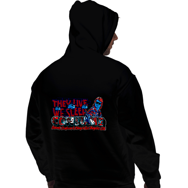 Daily_Deal_Shirts Pullover Hoodies, Unisex / Small / Black Consume LA