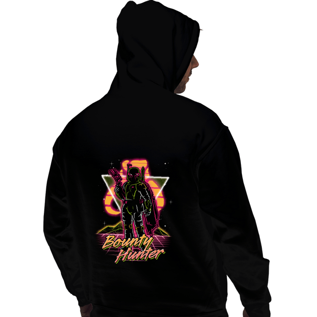 Shirts Pullover Hoodies, Unisex / Small / Black Retro Bounty Hunter