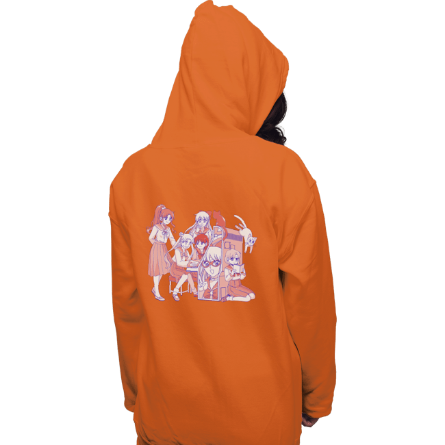 Daily_Deal_Shirts Pullover Hoodies, Unisex / Small / Orange At The Arcade