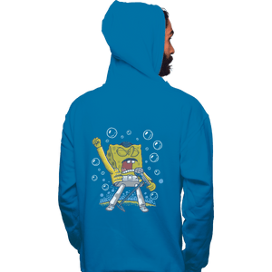 Shirts Pullover Hoodies, Unisex / Small / Sapphire Sponge Freddy