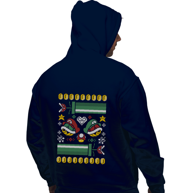 Shirts Pullover Hoodies, Unisex / Small / Navy A Very Mushroom Christmas