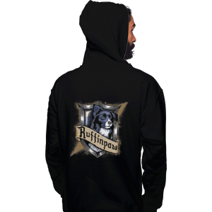 Shirts Pullover Hoodies, Unisex / Small / Black Hairy Pupper House Ruffinpaw