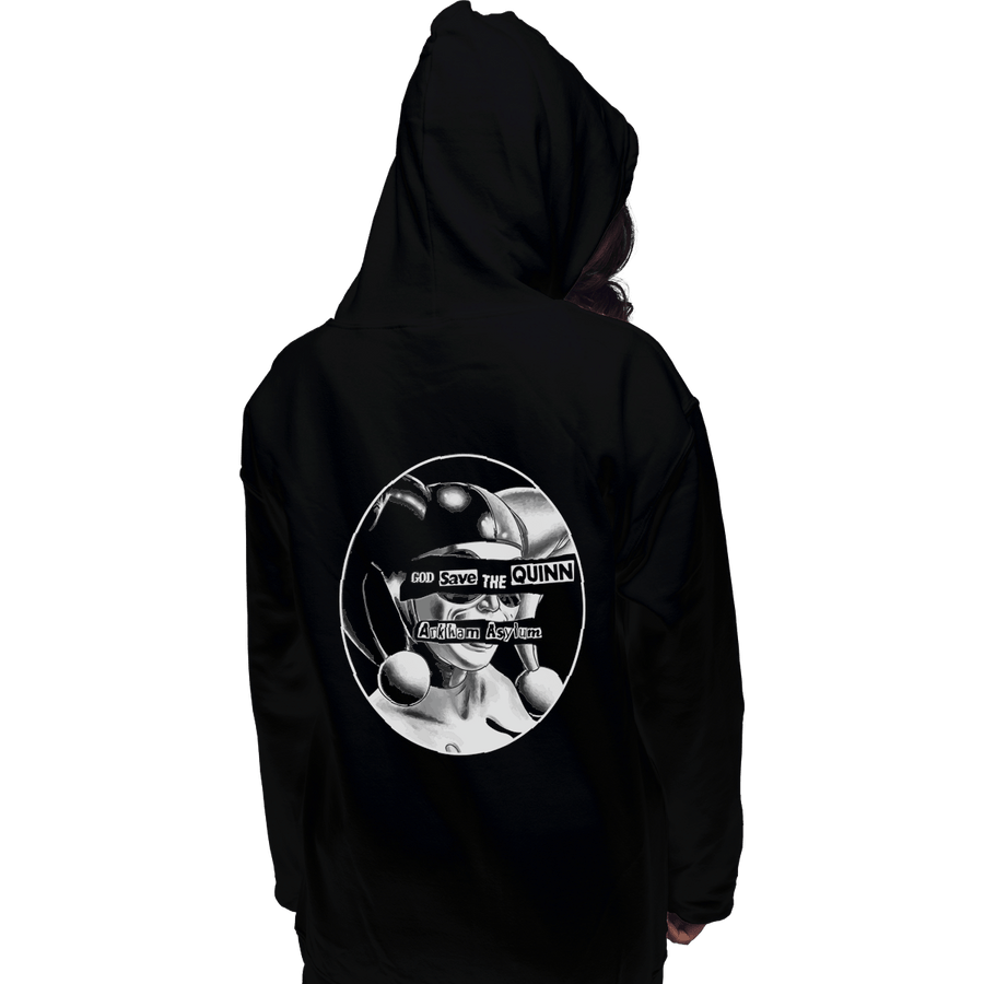 Shirts Zippered Hoodies, Unisex / Small / Black Ddjvigo's God Save the Quinn