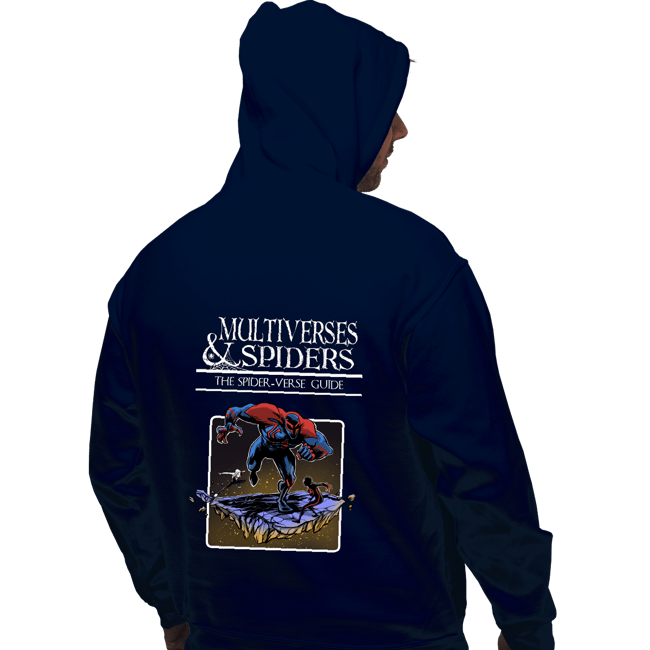 Secret_Shirts Pullover Hoodies, Unisex / Small / Navy Multiverses And Spiders