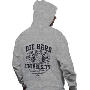Daily_Deal_Shirts Pullover Hoodies, Unisex / Small / Sports Grey Die Hard University