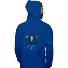 Load image into Gallery viewer, Daily_Deal_Shirts Pullover Hoodies, Unisex / Small / Royal Blue Vitruvian Invincible
