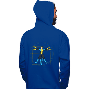 Daily_Deal_Shirts Pullover Hoodies, Unisex / Small / Royal Blue Vitruvian Invincible