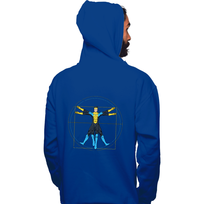 Daily_Deal_Shirts Pullover Hoodies, Unisex / Small / Royal Blue Vitruvian Invincible