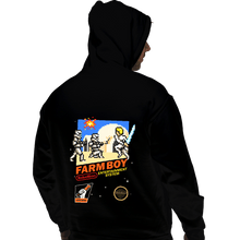 Load image into Gallery viewer, Daily_Deal_Shirts Pullover Hoodies, Unisex / Small / Black 8 Bit Farm Boy
