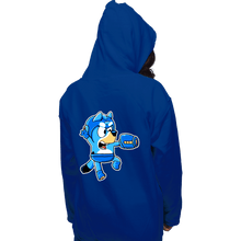 Load image into Gallery viewer, Secret_Shirts Pullover Hoodies, Unisex / Small / Royal Blue Bluey Bomber
