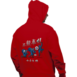 Secret_Shirts Pullover Hoodies, Unisex / Small / Red Captain Shoryuken!