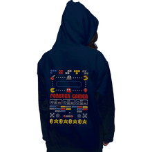 Load image into Gallery viewer, Shirts Pullover Hoodies, Unisex / Small / Navy A Very Gamer Christmas
