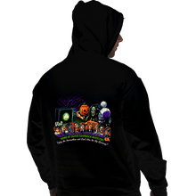 Load image into Gallery viewer, Daily_Deal_Shirts Pullover Hoodies, Unisex / Small / Black Enjoy the Horrorthon in Santa Mira
