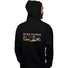 Load image into Gallery viewer, Shirts Pullover Hoodies, Unisex / Small / Black Scar Raider
