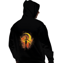 Load image into Gallery viewer, Shirts Pullover Hoodies, Unisex / Small / Black Sailor Galaxia Art
