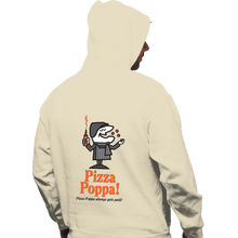 Load image into Gallery viewer, Daily_Deal_Shirts Pullover Hoodies, Unisex / Small / Sand Pizza Poppa
