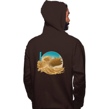 Load image into Gallery viewer, Daily_Deal_Shirts Pullover Hoodies, Unisex / Small / Dark Chocolate The Great Wave off Arrakis
