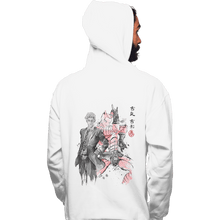 Load image into Gallery viewer, Shirts Pullover Hoodies, Unisex / Small / White Killer Queen Sumi-e
