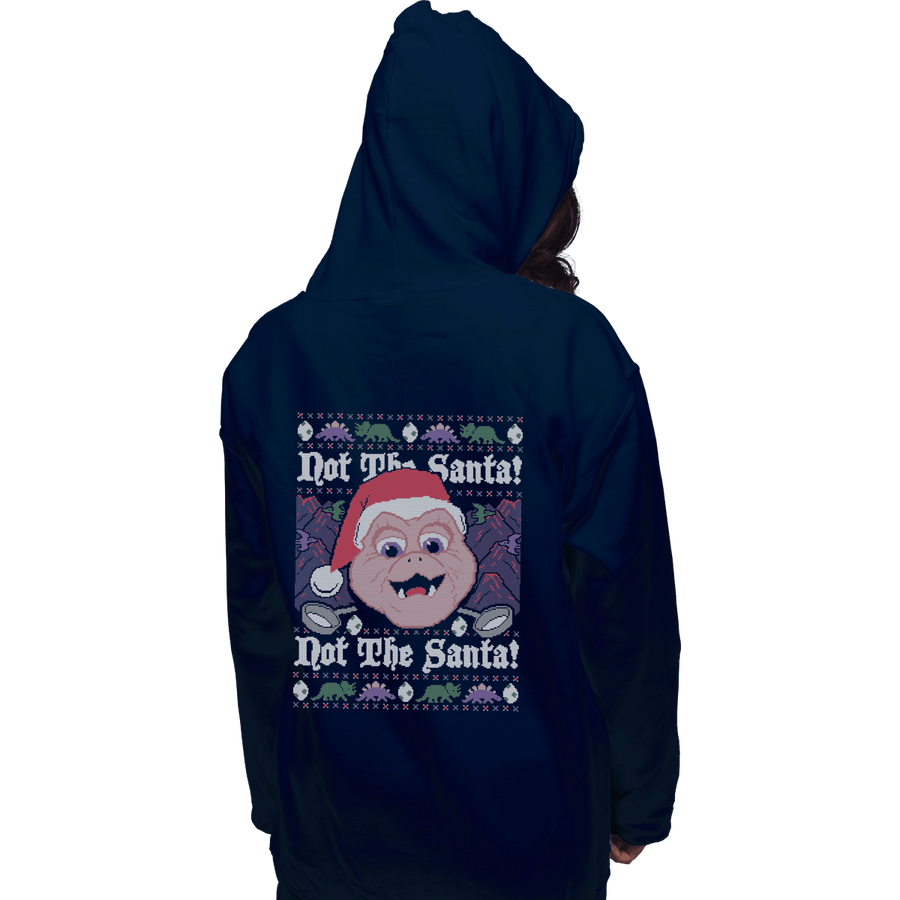 Shirts Pullover Hoodies, Unisex / Small / Navy Not The Santa!