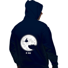 Load image into Gallery viewer, Shirts Pullover Hoodies, Unisex / Small / Navy Don&#39;t Look At The Full Moon

