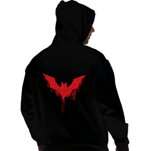 Daily_Deal_Shirts Pullover Hoodies, Unisex / Small / Black Future Bat Graffiti