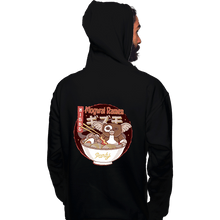 Load image into Gallery viewer, Shirts Pullover Hoodies, Unisex / Small / Black Mogwai Night Ramen
