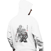 Load image into Gallery viewer, Shirts Pullover Hoodies, Unisex / Small / White Gold Experience Sumi-e
