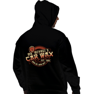 Daily_Deal_Shirts Pullover Hoodies, Unisex / Small / Black Miyagi Wax