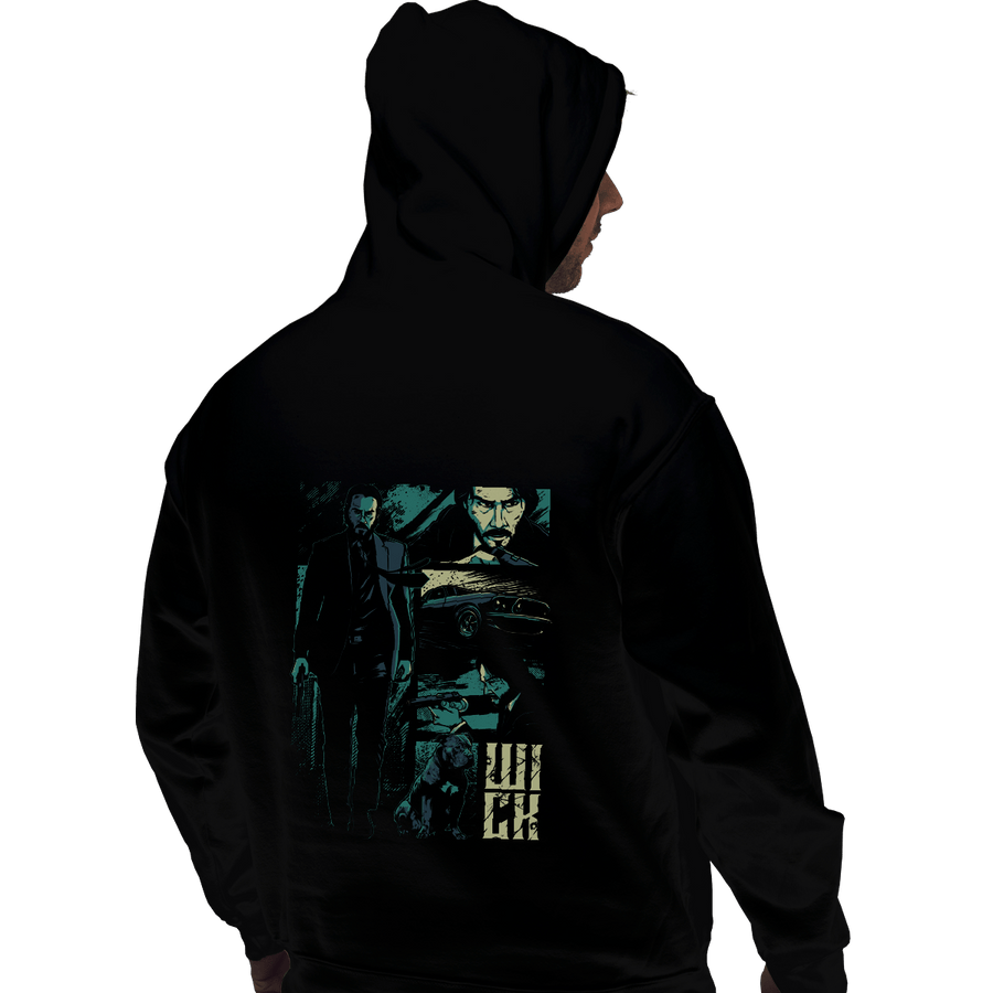 Shirts Pullover Hoodies, Unisex / Small / Black W.I.C.K.