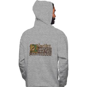 Daily_Deal_Shirts Pullover Hoodies, Unisex / Small / Sports Grey All That Is Gold Does Not Glitter