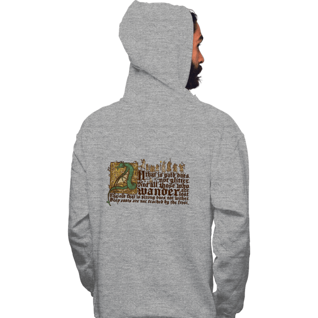 Daily_Deal_Shirts Pullover Hoodies, Unisex / Small / Sports Grey All That Is Gold Does Not Glitter
