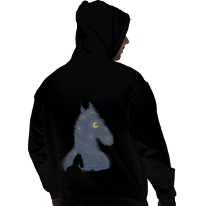 Shirts Pullover Hoodies, Unisex / Small / Black Hollywoo Starry Night