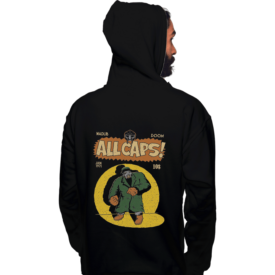Shirts Pullover Hoodies, Unisex / Small / Black ALL CAPS!
